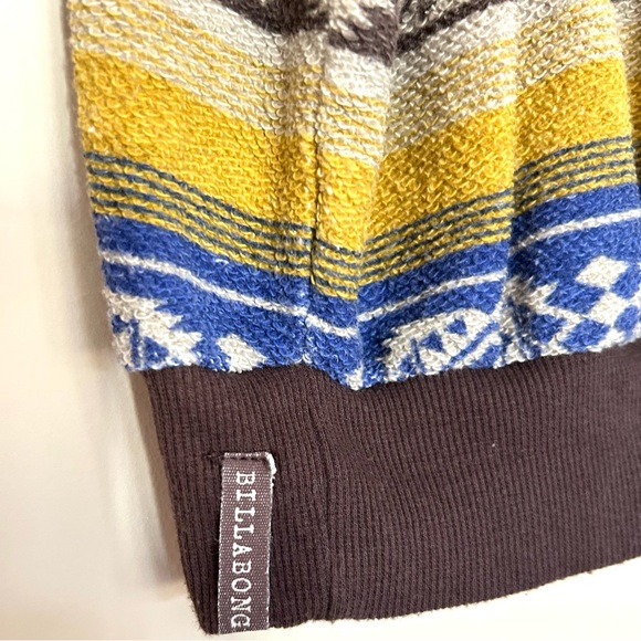 Billabong Women’s Striped Aztec Crewneck Sweater - Picture 6 of 11